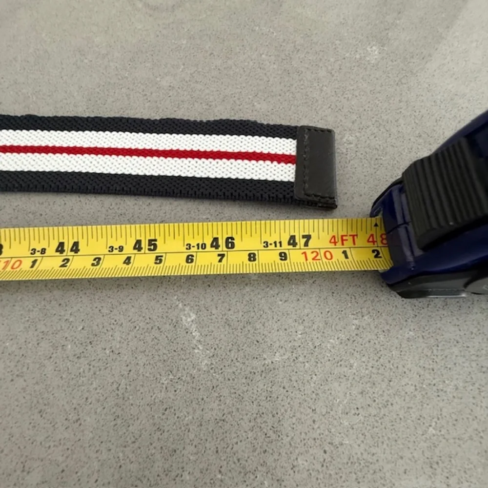 Men's Large Gap Red White Blue Stripe Canvas 48